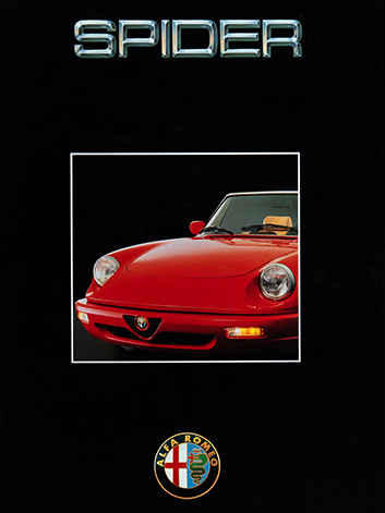 스파이더 벨로체 2000 카달로그