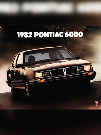 1982 폰티악 6000 카달로그